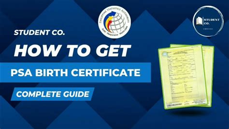 How to Get a PSA Birth Certificate Online: The Complete Step.